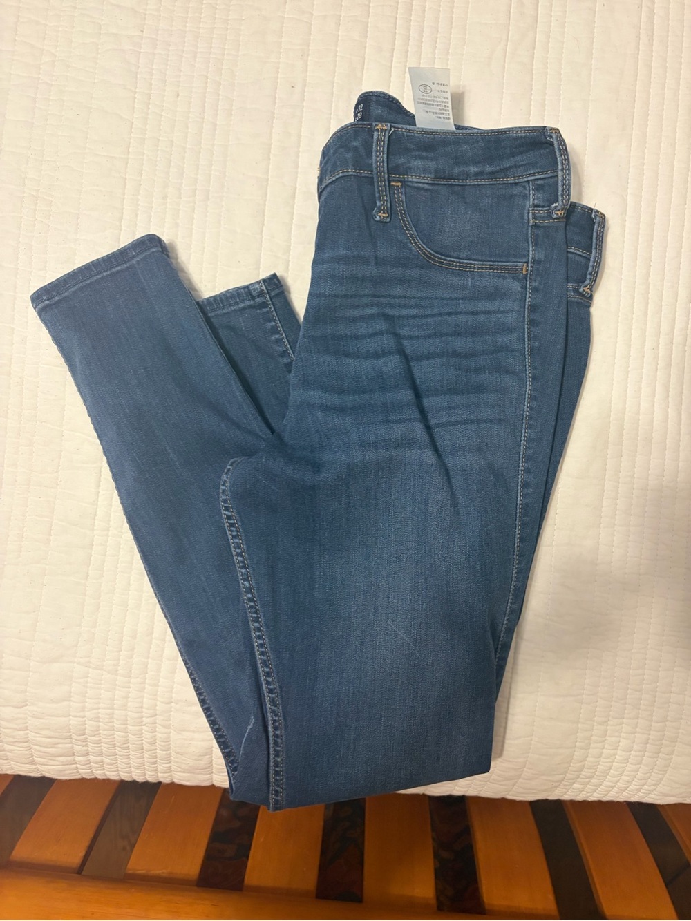 Hollister Women's Medium Blue Skinny Jeans